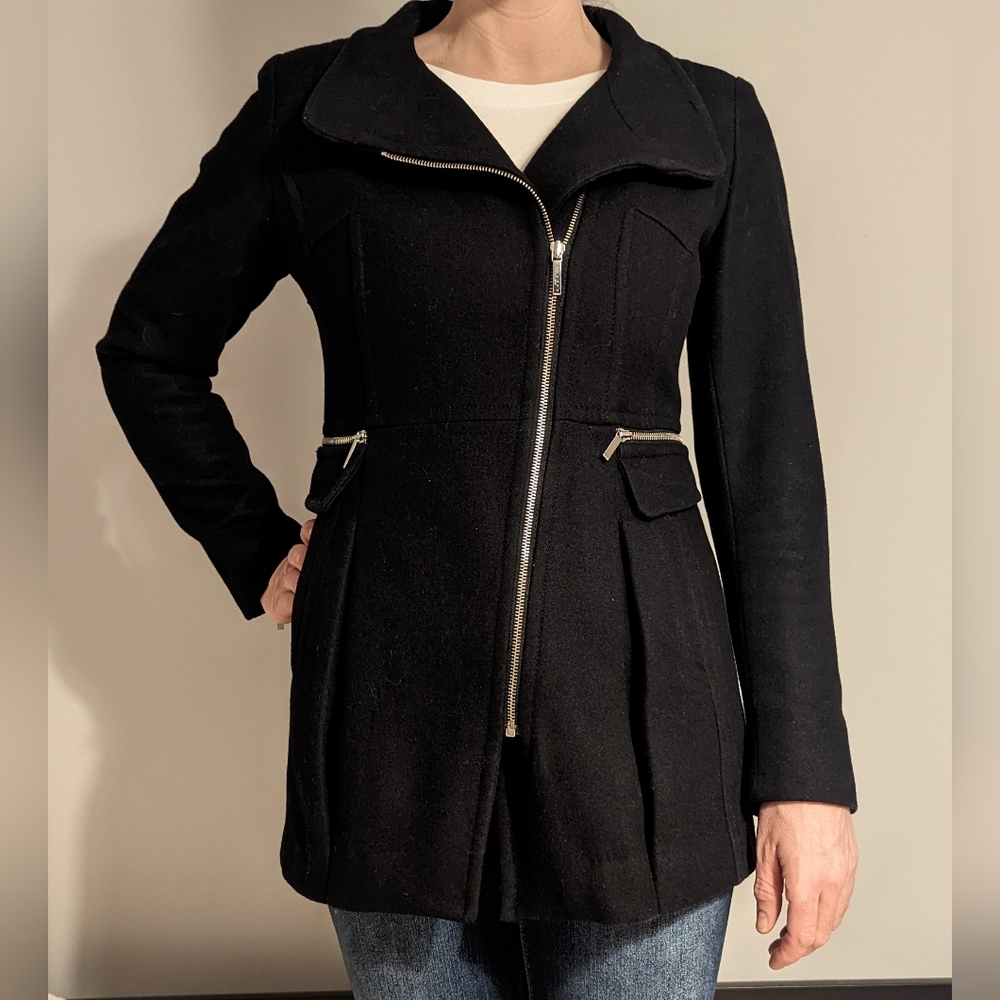 LAUNDRY wool peacoat sz 4